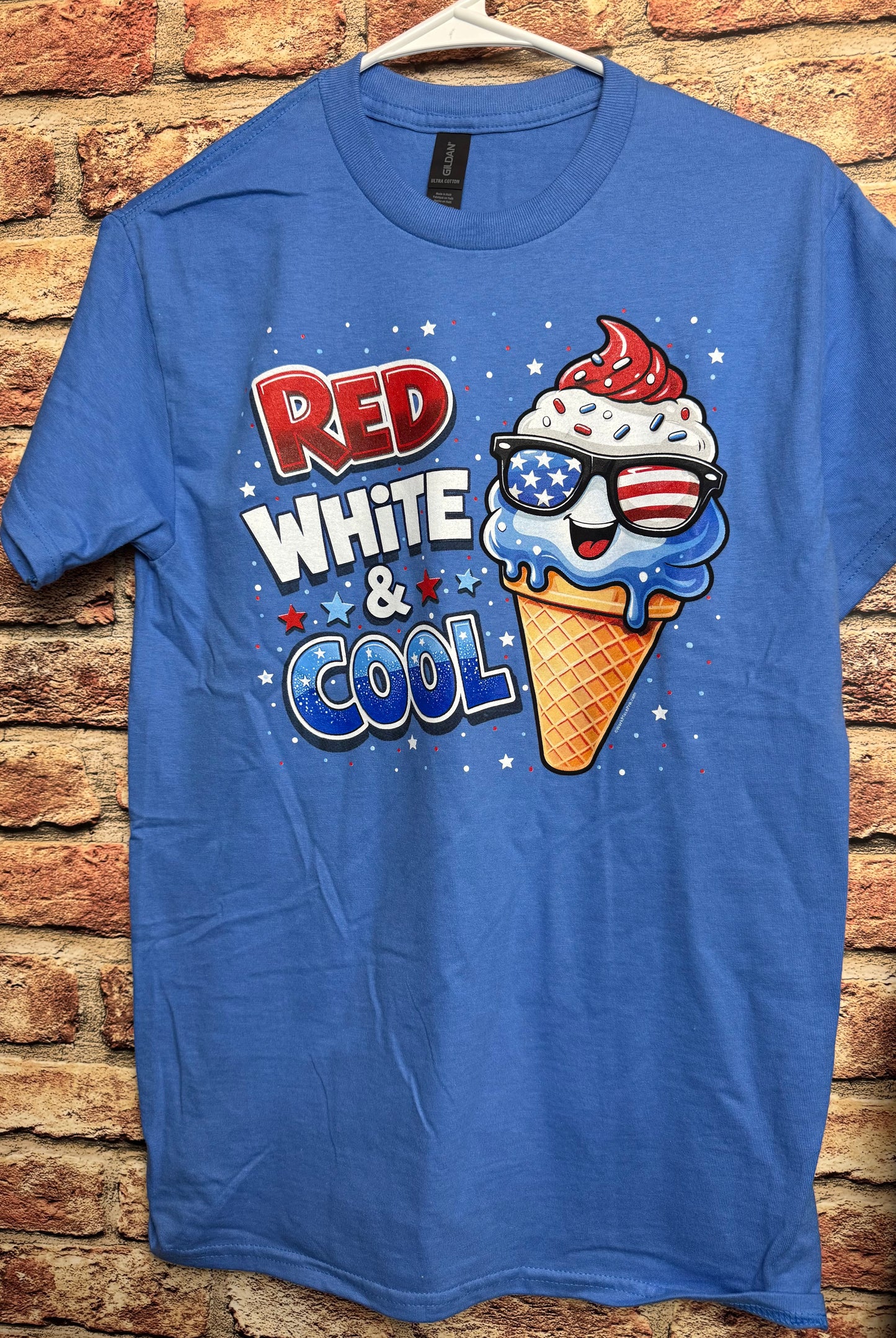 Jiffy Treet Red, White & Cool Patriotic Ice Cream Short Sleeve T-Shirt